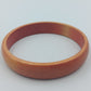 Vintage Armreif in Holzoptik schlichter brauner Bangle