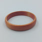 Vintage Armreif in Holzoptik schlichter brauner Bangle