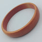 Vintage Armreif in Holzoptik schlichter brauner Bangle