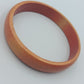 Vintage Armreif in Holzoptik schlichter brauner Bangle