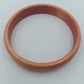 Vintage Armreif in Holzoptik schlichter brauner Bangle