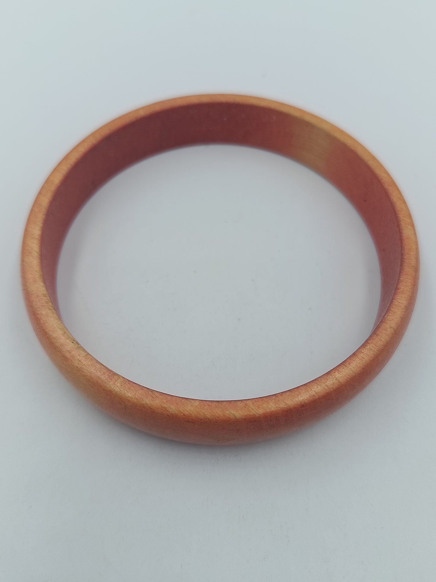 Vintage Armreif in Holzoptik schlichter brauner Bangle