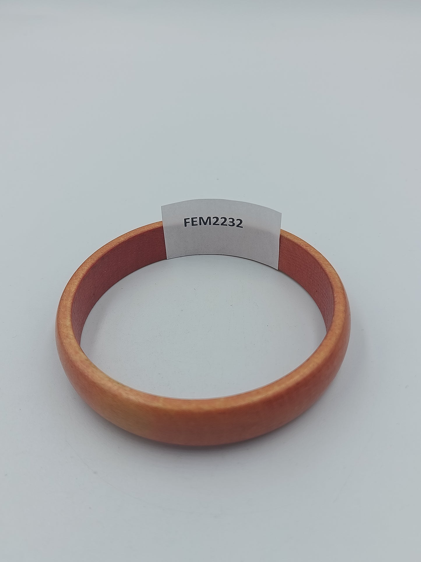 Vintage Armreif in Holzoptik schlichter brauner Bangle
