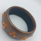 Vintage Armreif mit Strasssteinen – Bronzefarben, Statement Schmuck