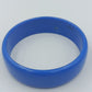 Vintage Armreif Blau  Klassischer Kunststoff Bangle schlicht