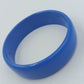 Vintage Armreif Blau  Klassischer Kunststoff Bangle schlicht