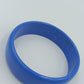 Vintage Armreif Blau  Klassischer Kunststoff Bangle schlicht