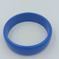 Vintage Armreif Blau  Klassischer Kunststoff Bangle schlicht
