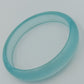 Vintage Armreif Türkis  Halbtransparenter Kunststoff Bangle