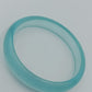 Vintage Armreif Türkis  Halbtransparenter Kunststoff Bangle