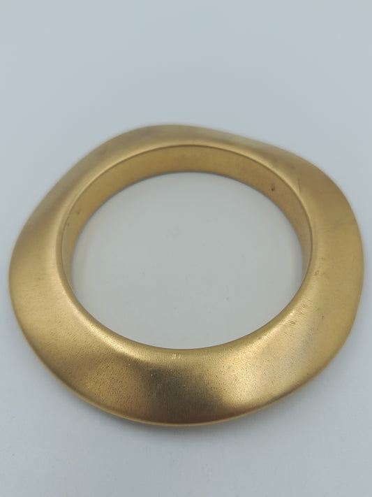 Elegante Vintage Statement Armreif Goldfarben Breiter Bangle