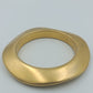 Elegante Vintage Statement Armreif Goldfarben Breiter Bangle