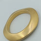 Elegante Vintage Statement Armreif Goldfarben Breiter Bangle
