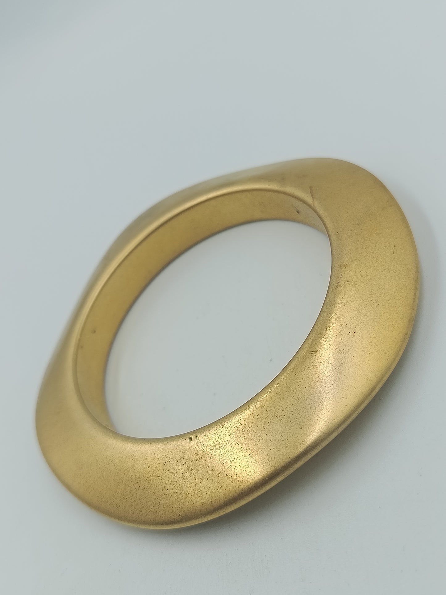 Elegante Vintage Statement Armreif Goldfarben Breiter Bangle