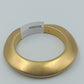 Elegante Vintage Statement Armreif Goldfarben Breiter Bangle