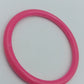 Vintage Armreif Pink  Schlichter Kunststoff Bangle 8 cm