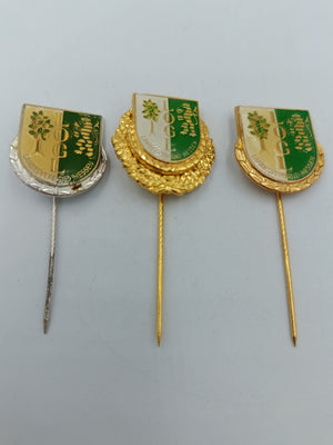 3x Vintage Anstecknadel LOGI Landesverband Hessen Set Sammler Pins