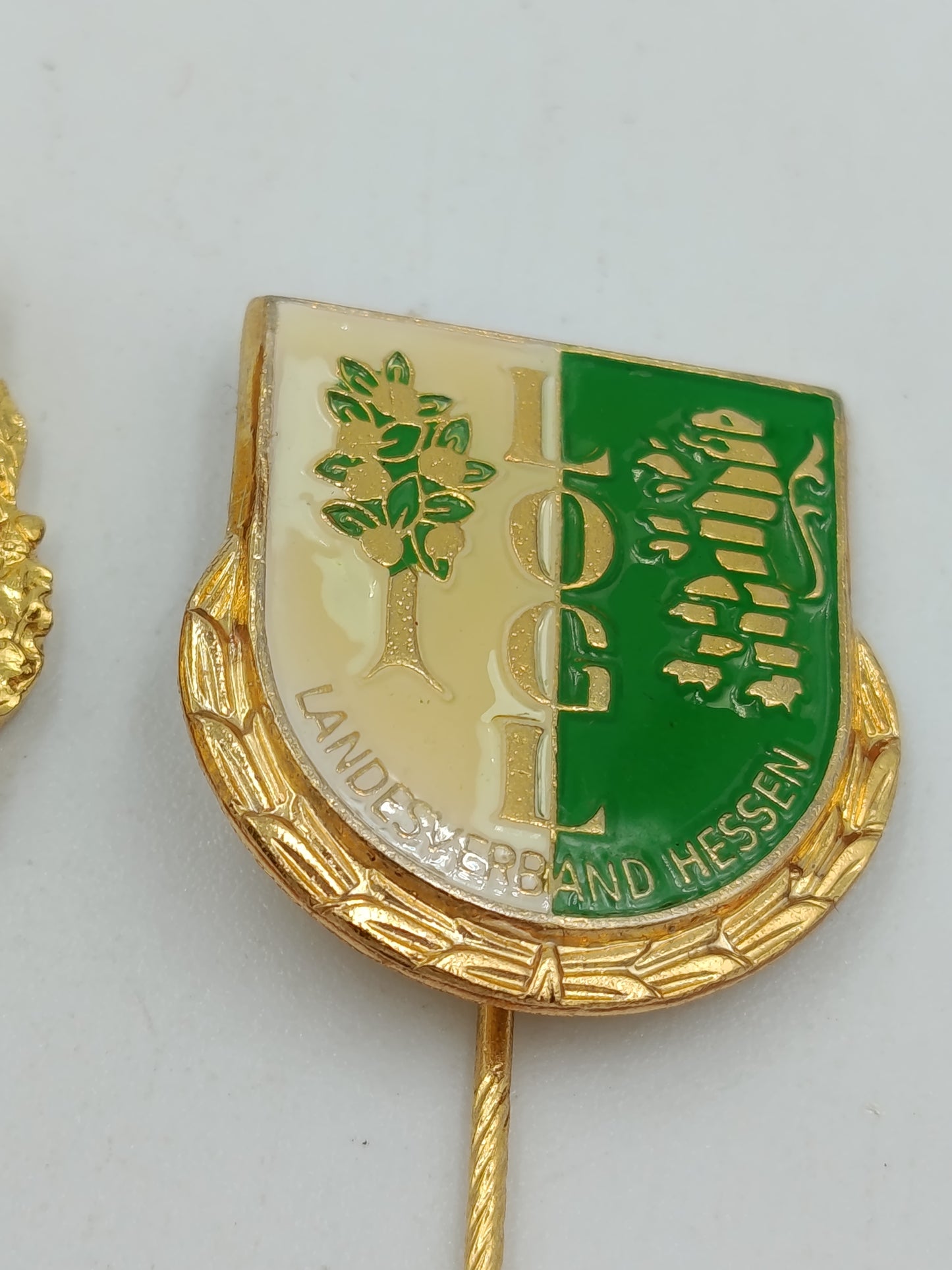 3x Vintage Anstecknadel LOGI Landesverband Hessen Set Sammler Pins