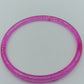 Vintage Armreif Pink transparent Glitzer Kunststoff verspielt