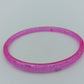 Vintage Armreif Pink transparent Glitzer Kunststoff verspielt