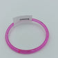 Vintage Armreif Pink transparent Glitzer Kunststoff verspielt