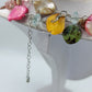 Vintage Statement Kette Bunt Perlmutt und Glas Unikat