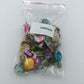Vintage Statement Kette Bunt Perlmutt und Glas Unikat