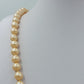 Vintage Perlenkette Apricot mit Zier Schließe  Klassisch  Elegant