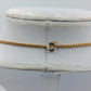 Vintage Collier mit schwarzem Emaille und goldfarbenen Vogelmotiven