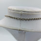 Vintage Statement Kette mit großem grünen Stein  Ethno Anhänger