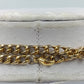 Massive Panzerkette Goldfarben doppelt  Statement Halskette 76 cm