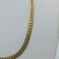 Flache Gliederkette Goldfarben – klassische Panzerkette Vintage Look