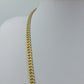Flache Gliederkette Goldfarben – klassische Panzerkette Vintage Look