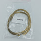Flache Gliederkette Goldfarben – klassische Panzerkette Vintage Look