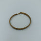 Elegantes Goldfarbenes Vintage Armband im Flecht Design