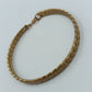 Elegantes Goldfarbenes Vintage Armband im Flecht Design