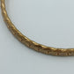 Elegantes Goldfarbenes Vintage Armband im Flecht Design