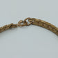 Elegantes Goldfarbenes Vintage Armband im Flecht Design