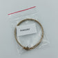 Elegantes Goldfarbenes Vintage Armband im Flecht Design