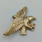 Vintage Anhänger Adler goldfarben kraftvolles Tiermotiv