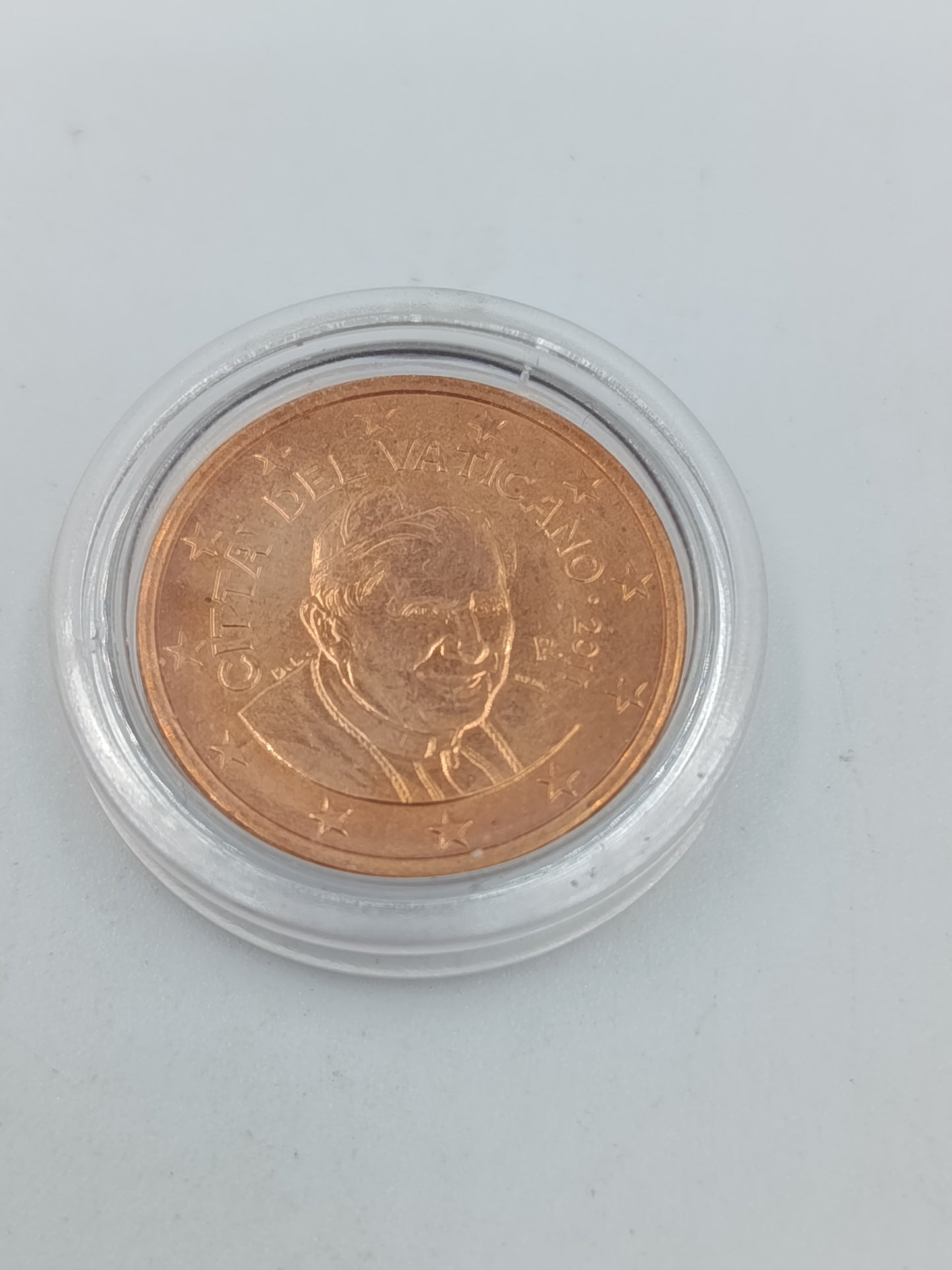 5 Cent Vatikan 2011 – Papst Benedikt XVI. – Stempelglanz im Etui