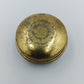 Charmante Vintage Pillendose mit Blumenmotiv rund