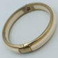 Eleganter Vintage Armreif klappbar creme Gold