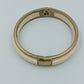 Eleganter Vintage Armreif klappbar creme Gold