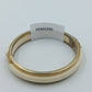 Eleganter Vintage Armreif klappbar creme Gold
