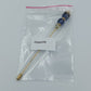 Elegante Vintage Hutnadel Broschennadel gold blau 14 cm