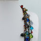 Bunte Glasperlen Statement Kette Multistrang 51,5 cm