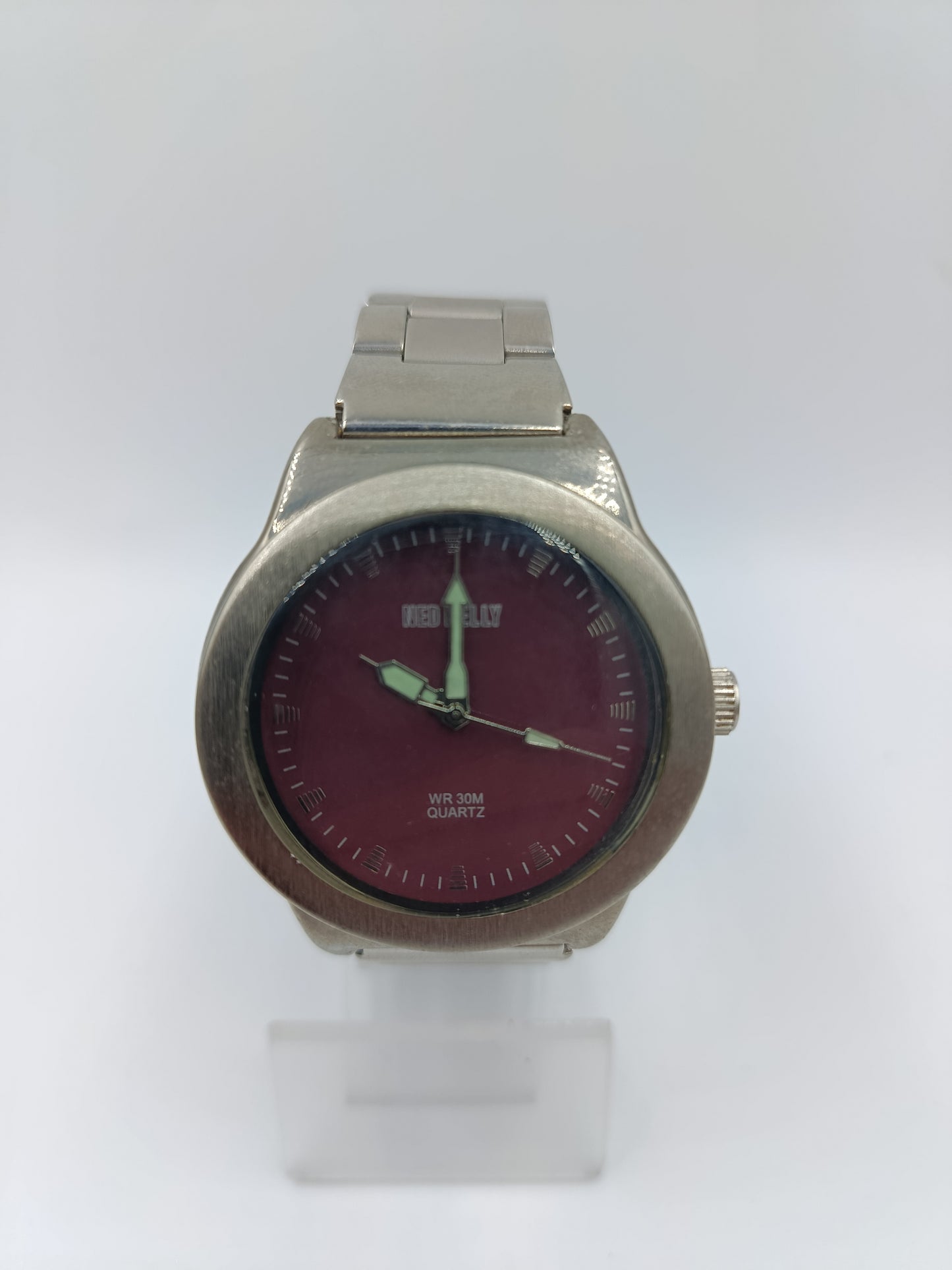 NED KELLY Armbanduhr Quartz WR 30M Edelstahl Vintage Design