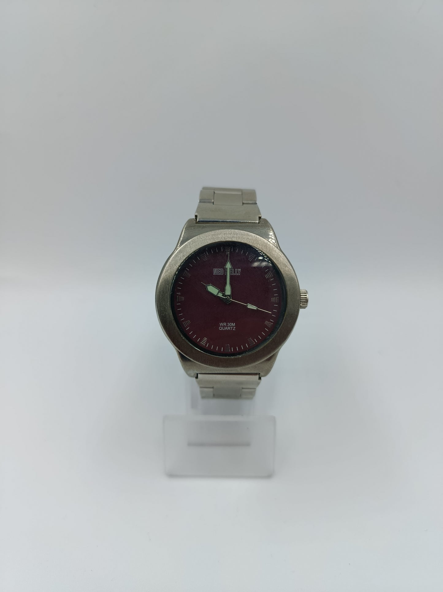 NED KELLY Armbanduhr Quartz WR 30M Edelstahl Vintage Design
