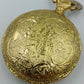 MESH Taschenuhr Goldfarben Quartz Savonette Vintage 7cm